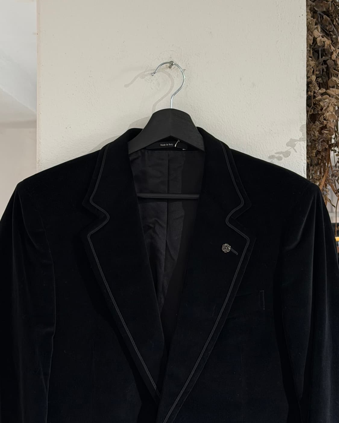 이브 생 로랑 블랙 벨벳 자켓 상품이미지4