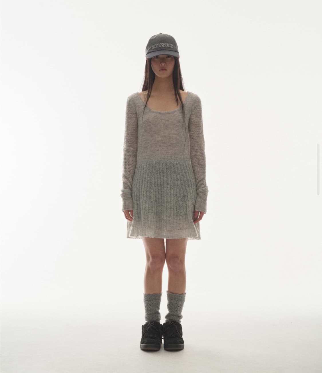 코이세이오 니트 그레이 상품이미지2