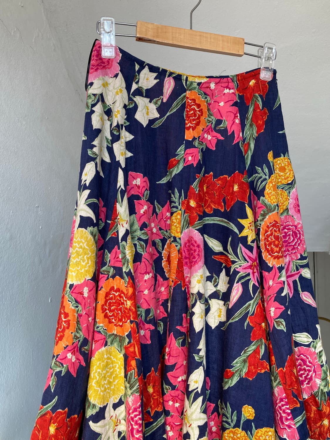 A라인 플레어 플라워 스커트 상품이미지3