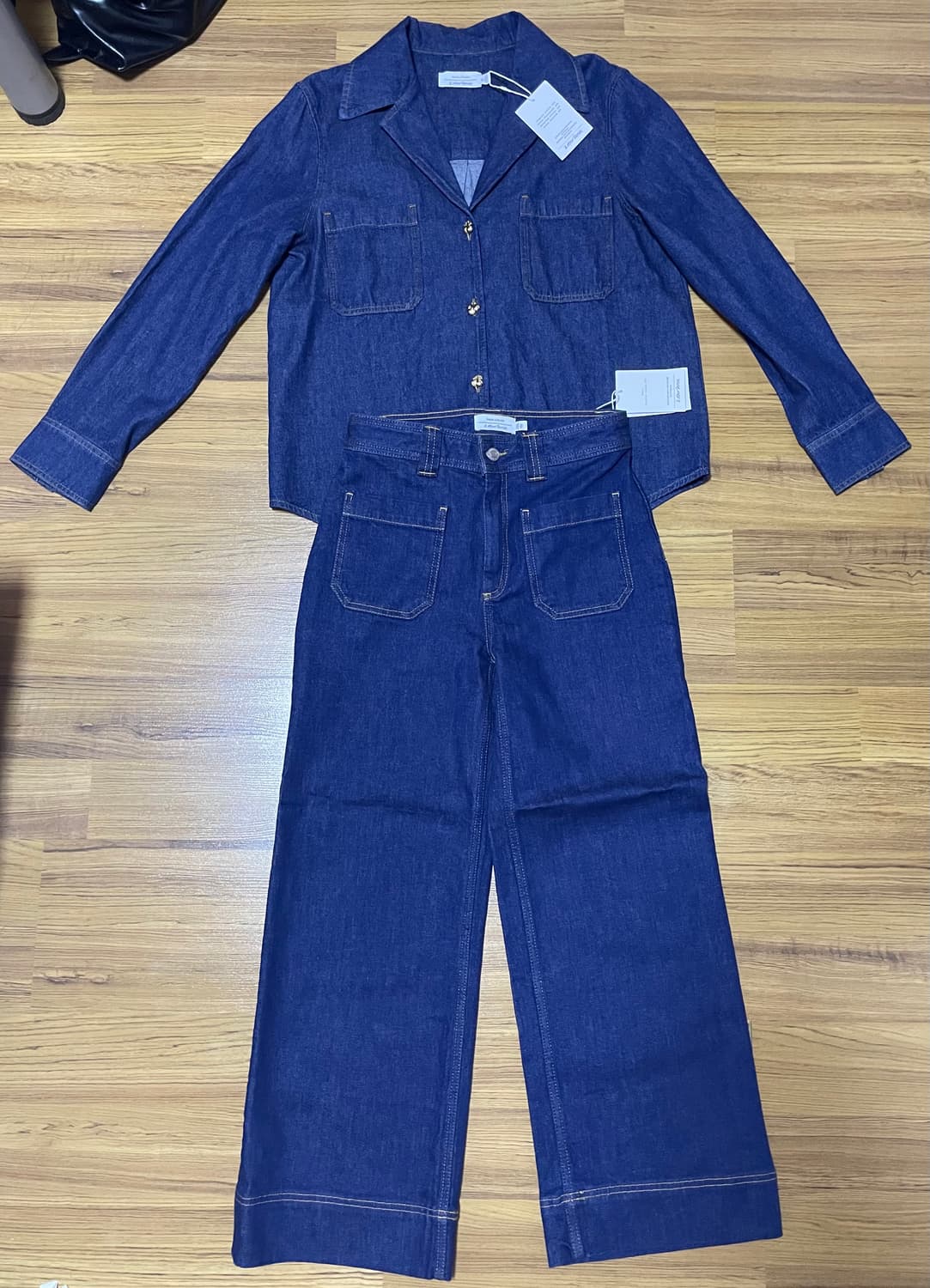 앤아더스토리즈 데님 셋업 상품이미지2