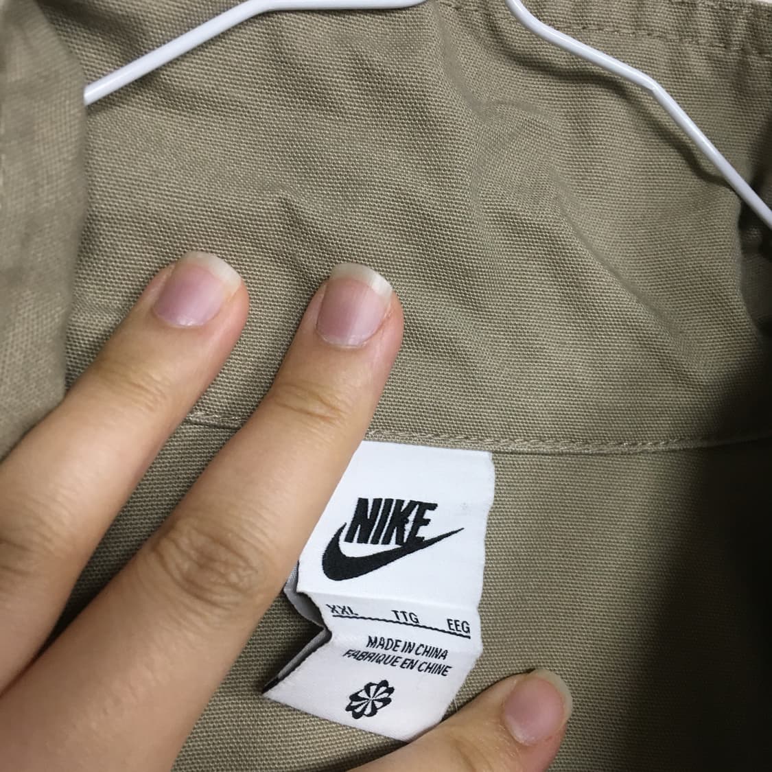 NIKE 나이키 남성 백스우시 아노락 캔버스 자켓 110 상품이미지3