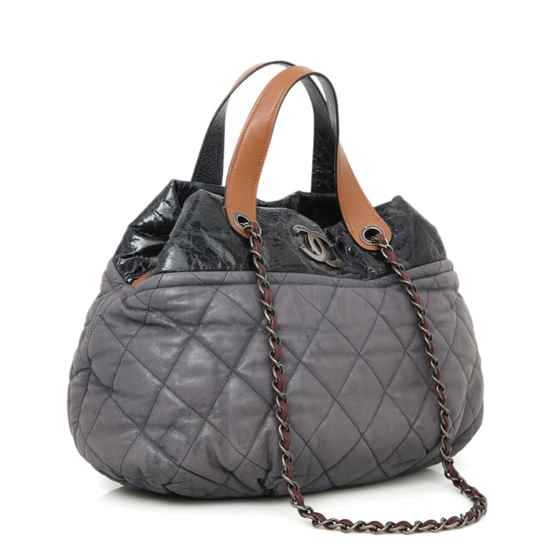 샤넬 인더믹스 체인 숄더 토트 보스턴백 A49682 상품이미지3