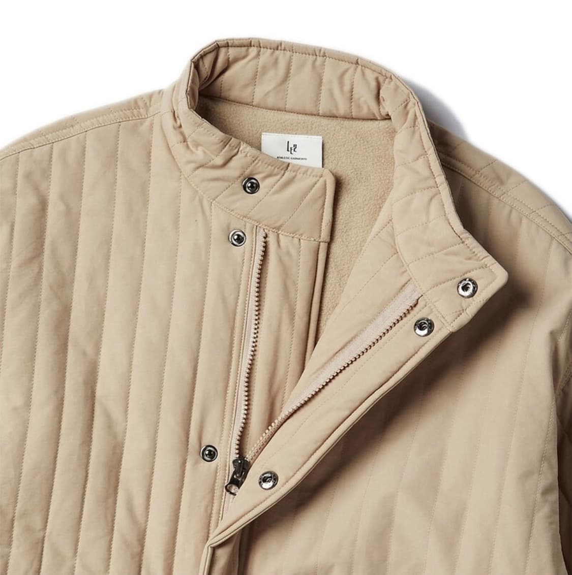 레투 Le2 오버 퀼팅 자켓 베이지 S 상품이미지4