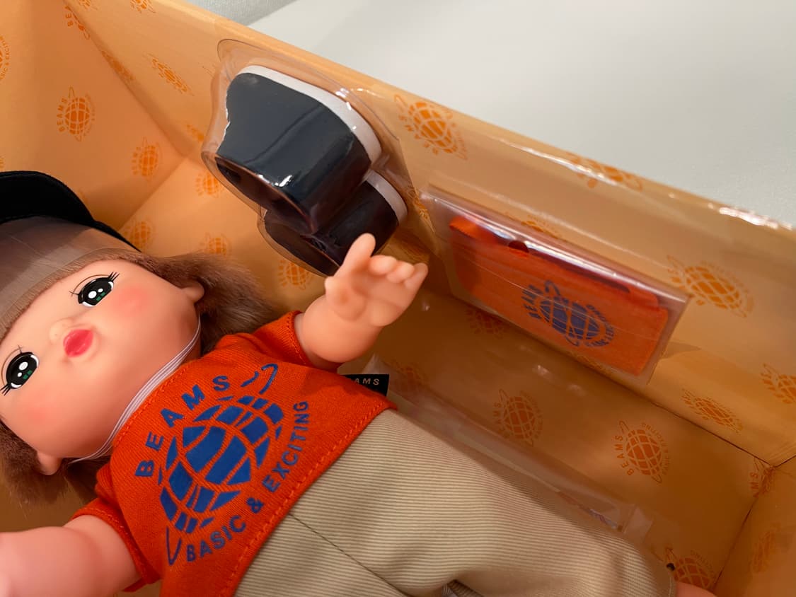 멜짱 x 빔즈 BEAMS 45주년 한정 피규어 인형 상품이미지6