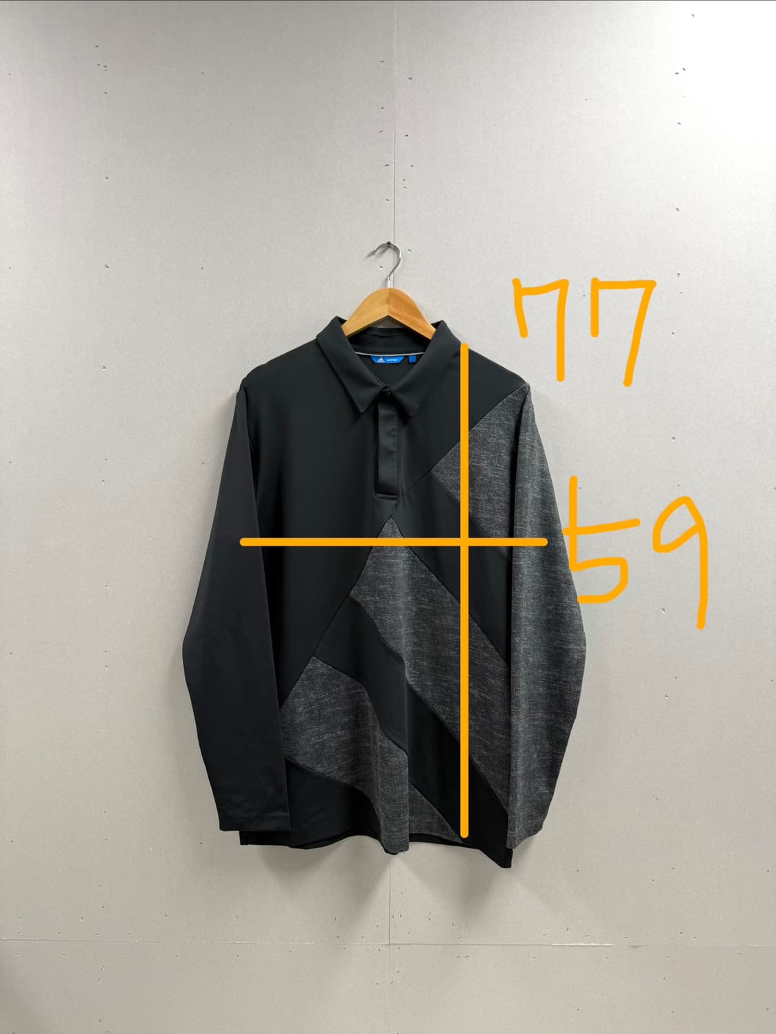 남성 슬림 xxl / 아디다스 폴리 긴팔 카라티셔츠  상품이미지2