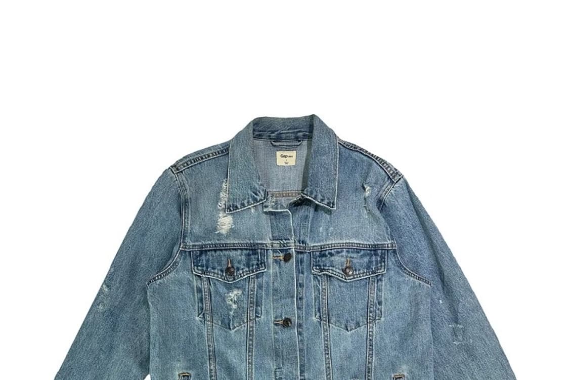 [L] GAP 갭 빈티지 청남방 워싱 청자켓 남성 상품이미지3
