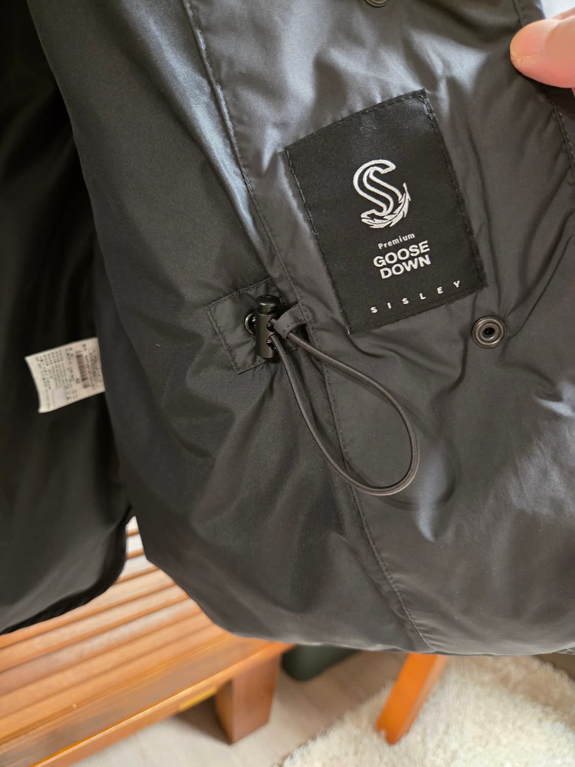 시슬리 구스다운 조끼(42)55사이즈 상품이미지2