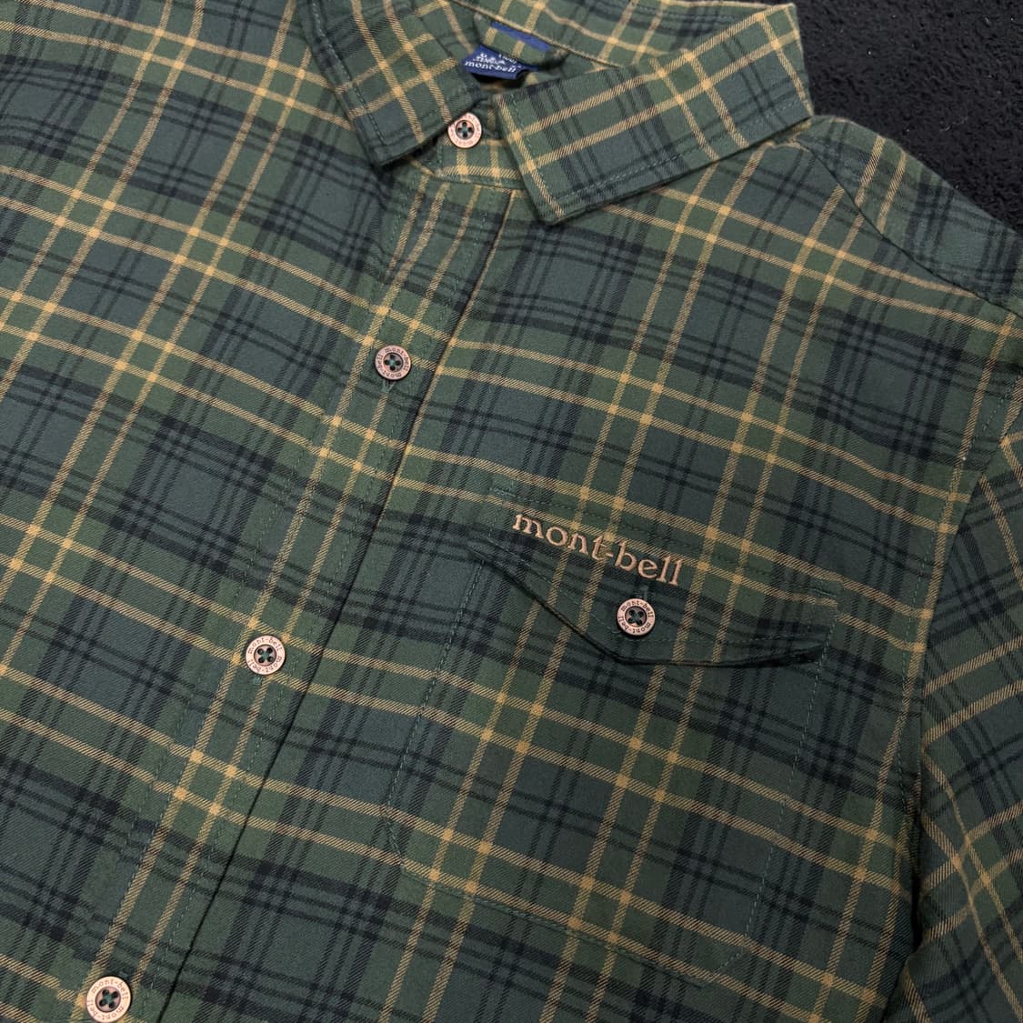 L 몽벨 원포켓 체크 셔츠 상품이미지3