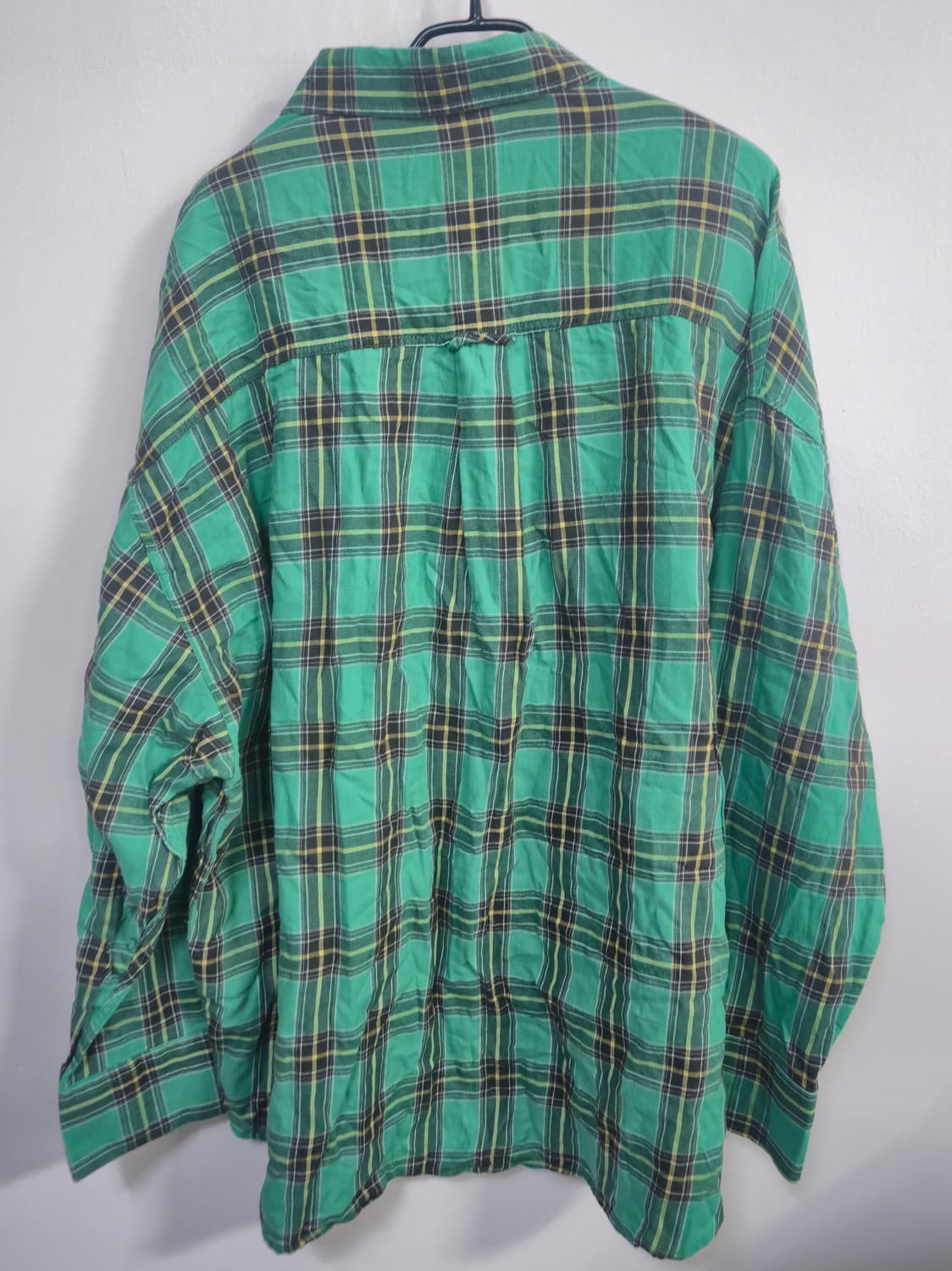 acon 그린 체크 남방 셔츠 상품이미지2