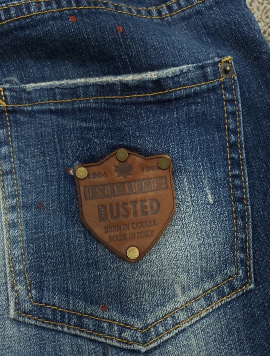 디스퀘어드2 남성 슬림핏 데미지 청바지 46 상품이미지8