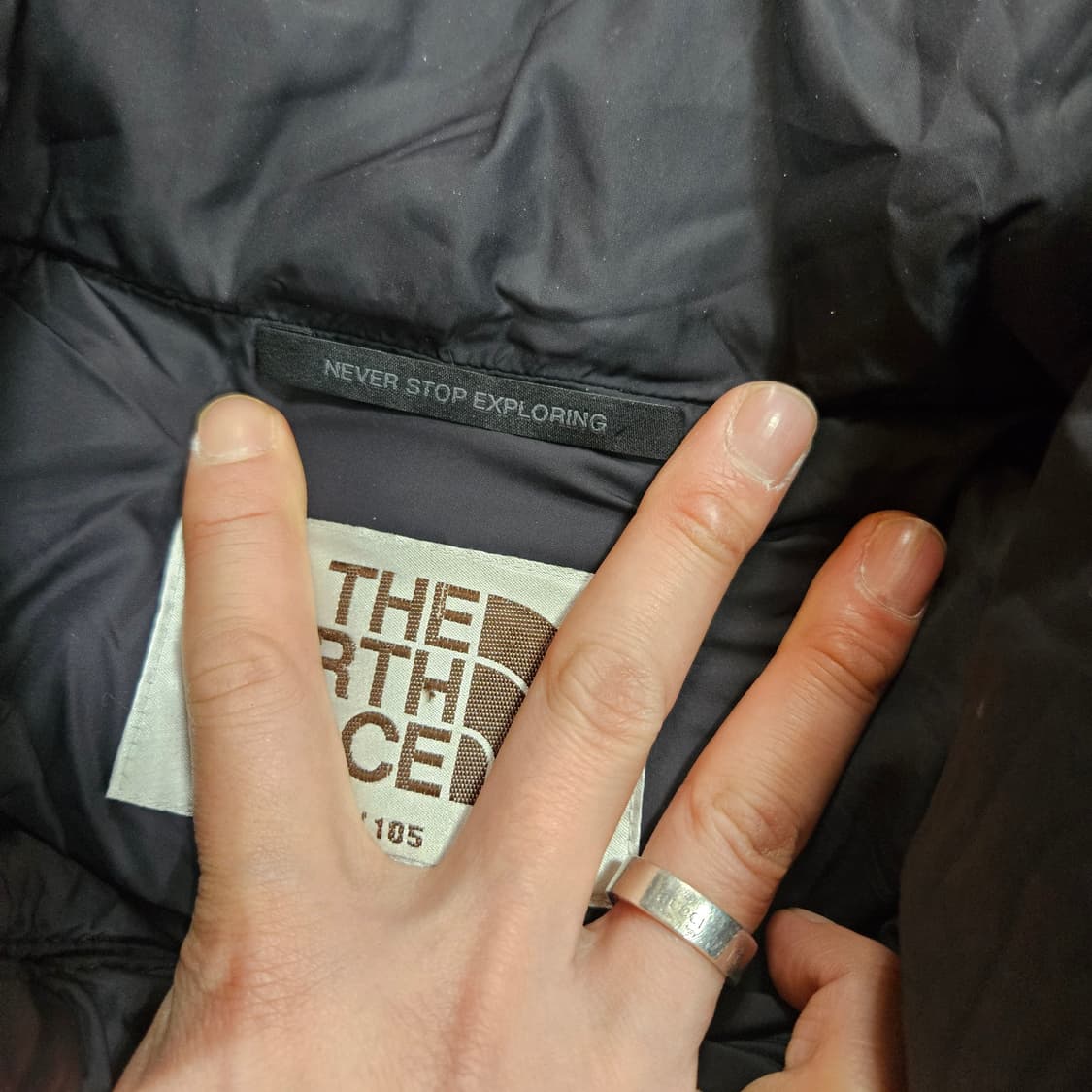 노스페이스 화이트라벨 리버톤 온볼 패딩 XL size 상품이미지6