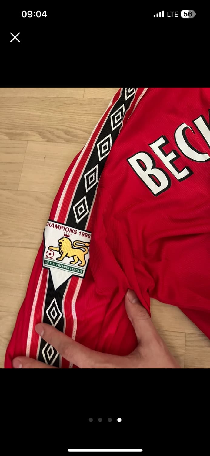 맨유 유니폼 베컴(XL) 상품이미지1