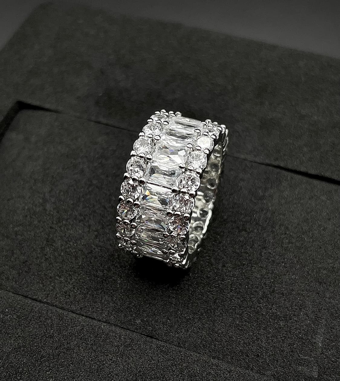 pcr053 Crown white cubic ring 상품이미지7