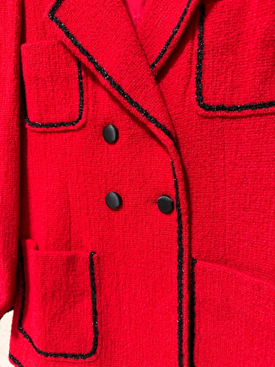 레드 트윙클 빈티지 트위드 상품이미지6