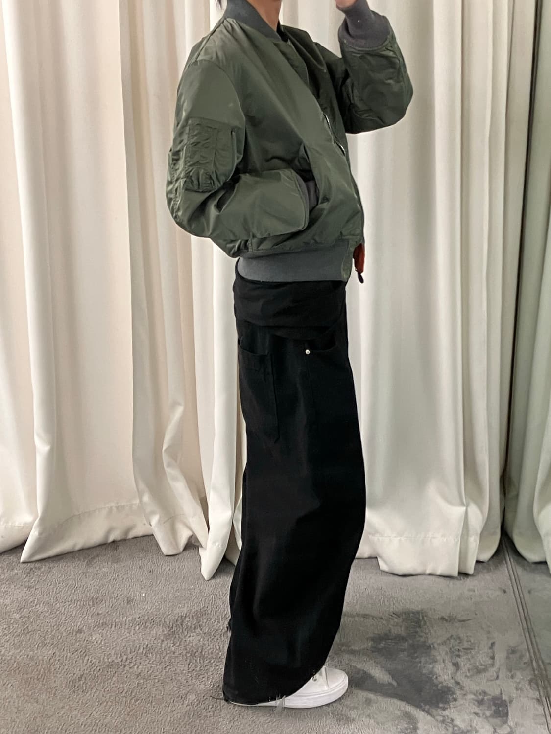 Schott 쇼트 카키 ma-1 항공 점퍼 M 상품이미지8