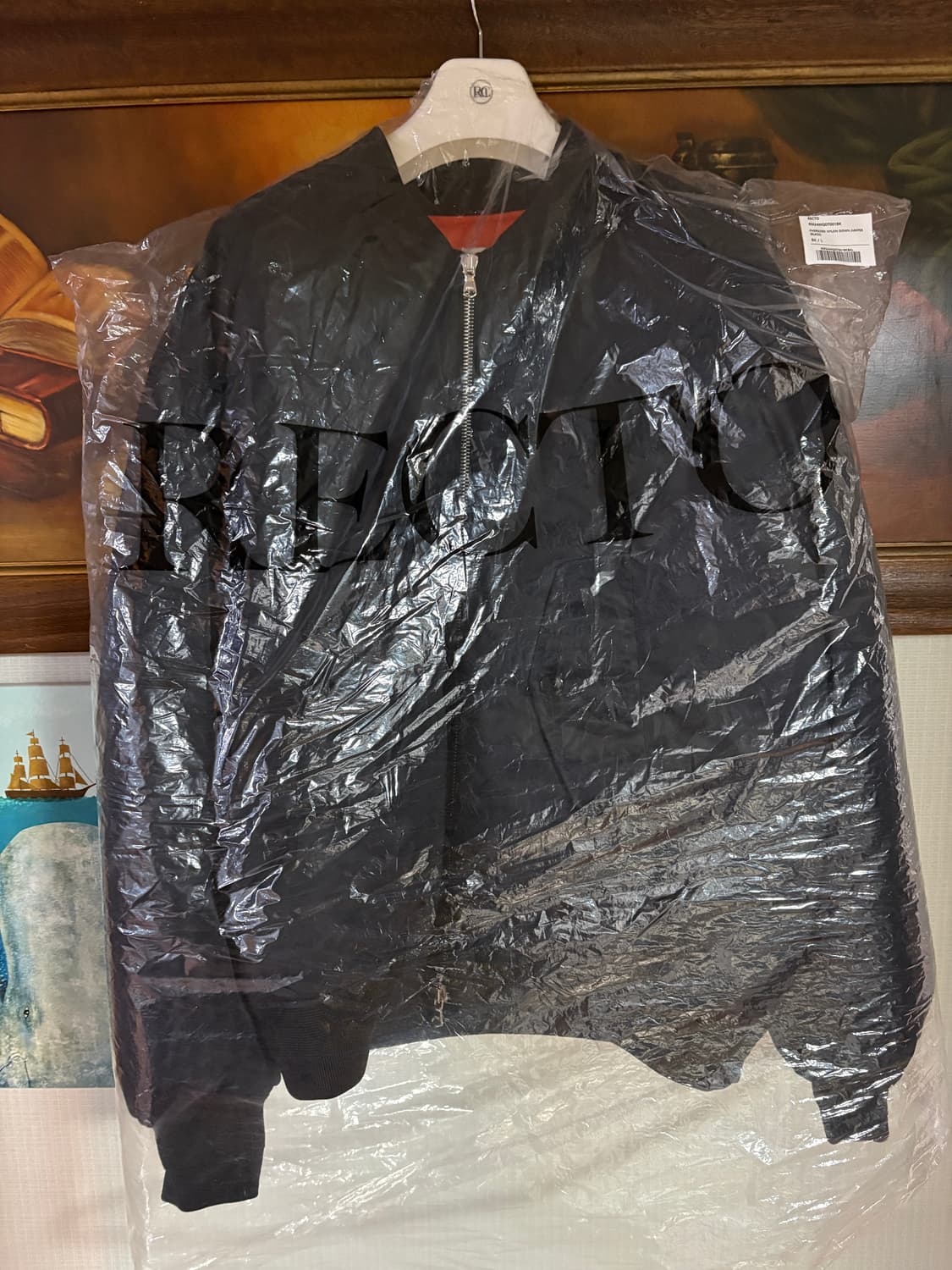 (새 거)렉토 오버사이즈 나일론 다운 점퍼 L 상품이미지6