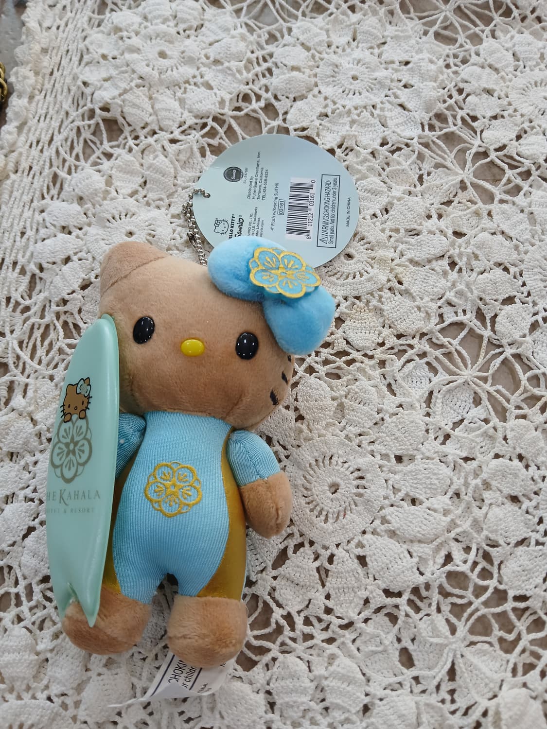 (새것)헬로키티 냥이 서퍼 키링 suffer 상품이미지1