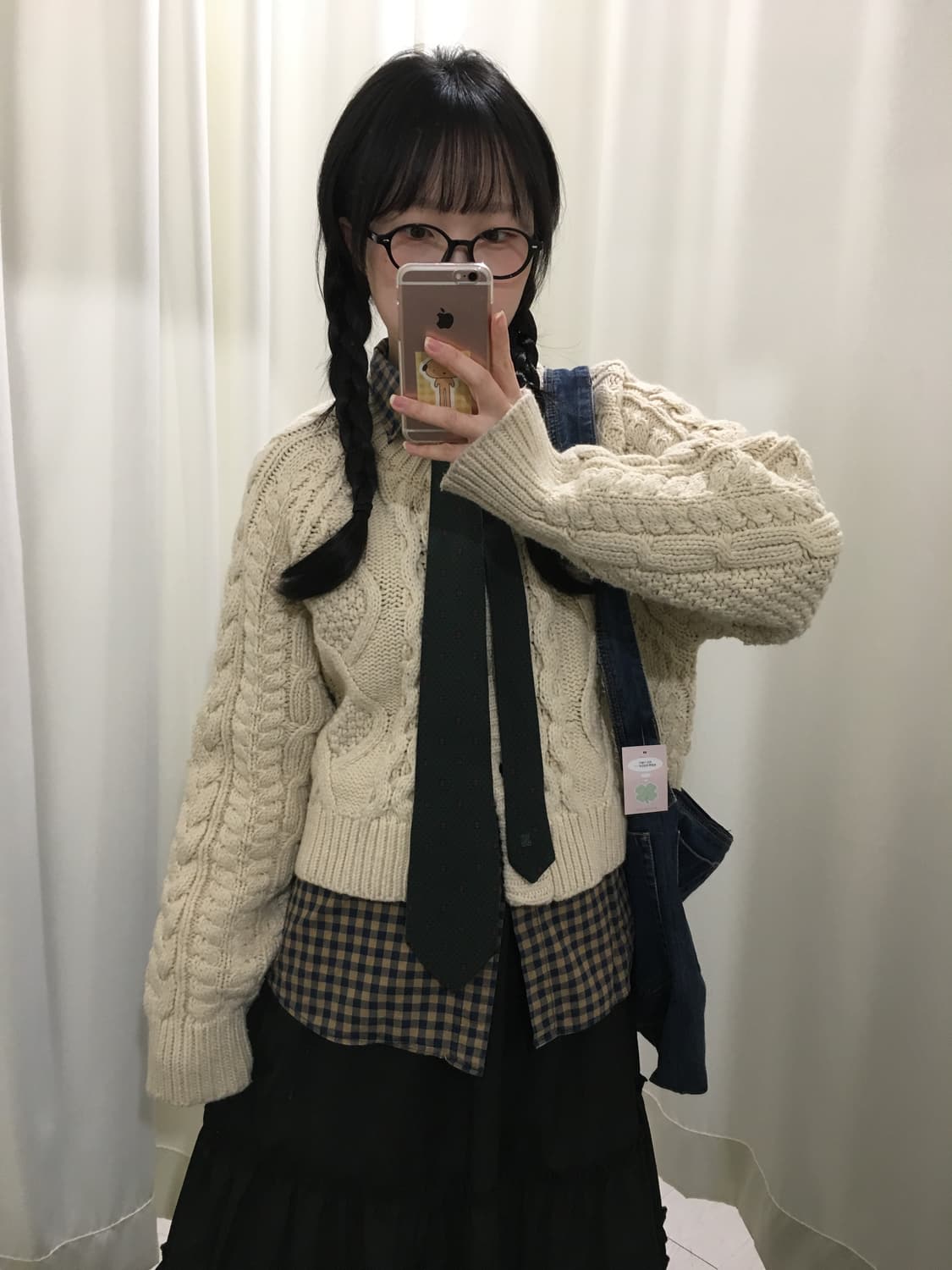 데일리 도톰 꽈배기 가디건 상품이미지1