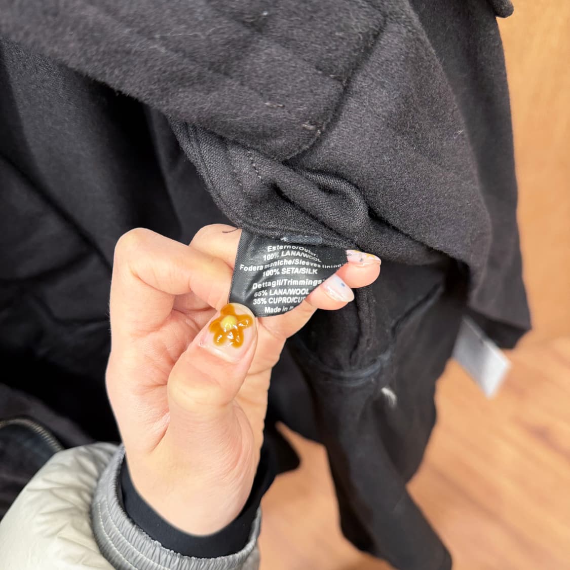 구찌 울 밀리터리 필드 자켓 스탠드 카라 어깨 에폴렛 디테일 다크 브라운 상품이미지7