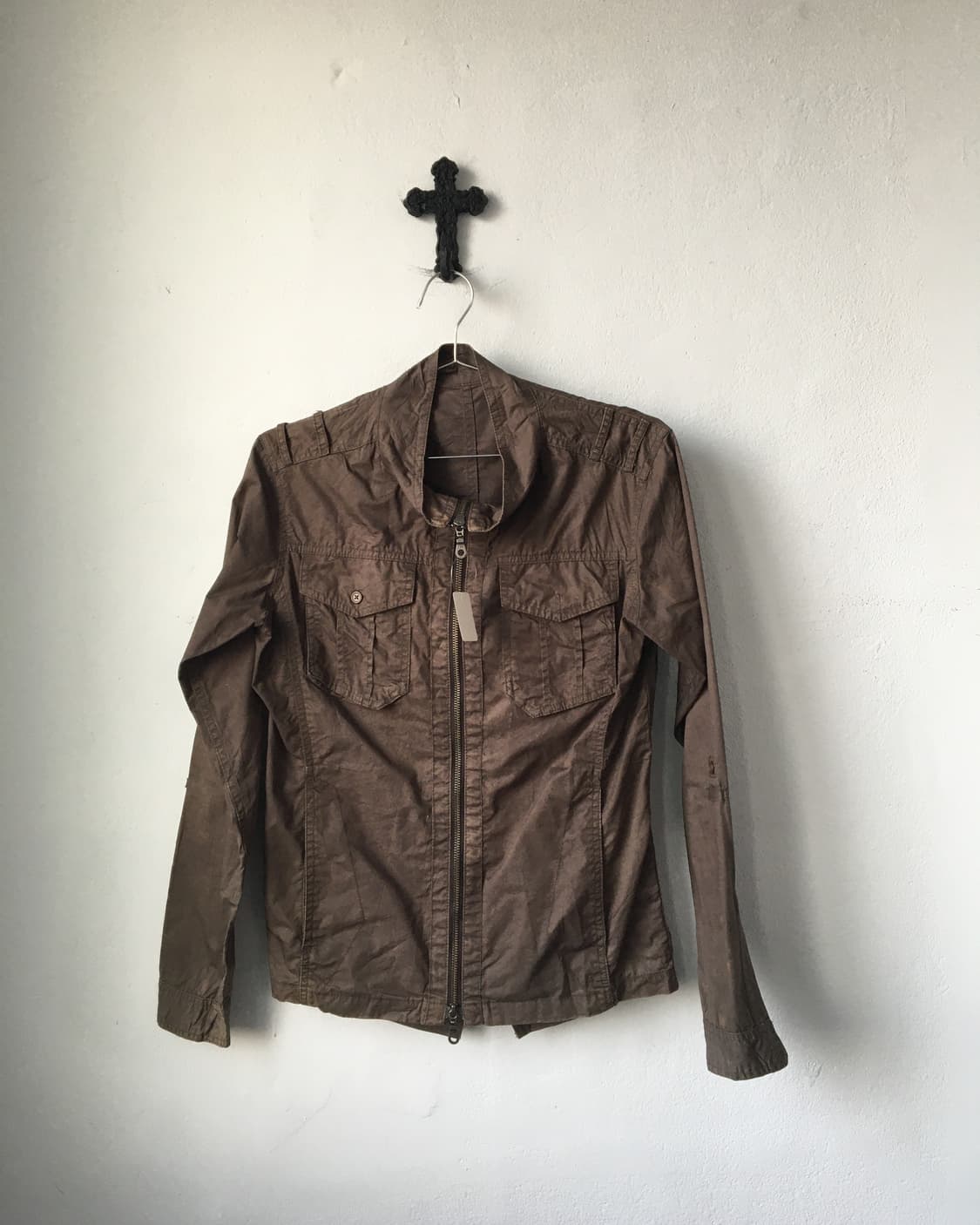 High neck zip up jacket 상품이미지2