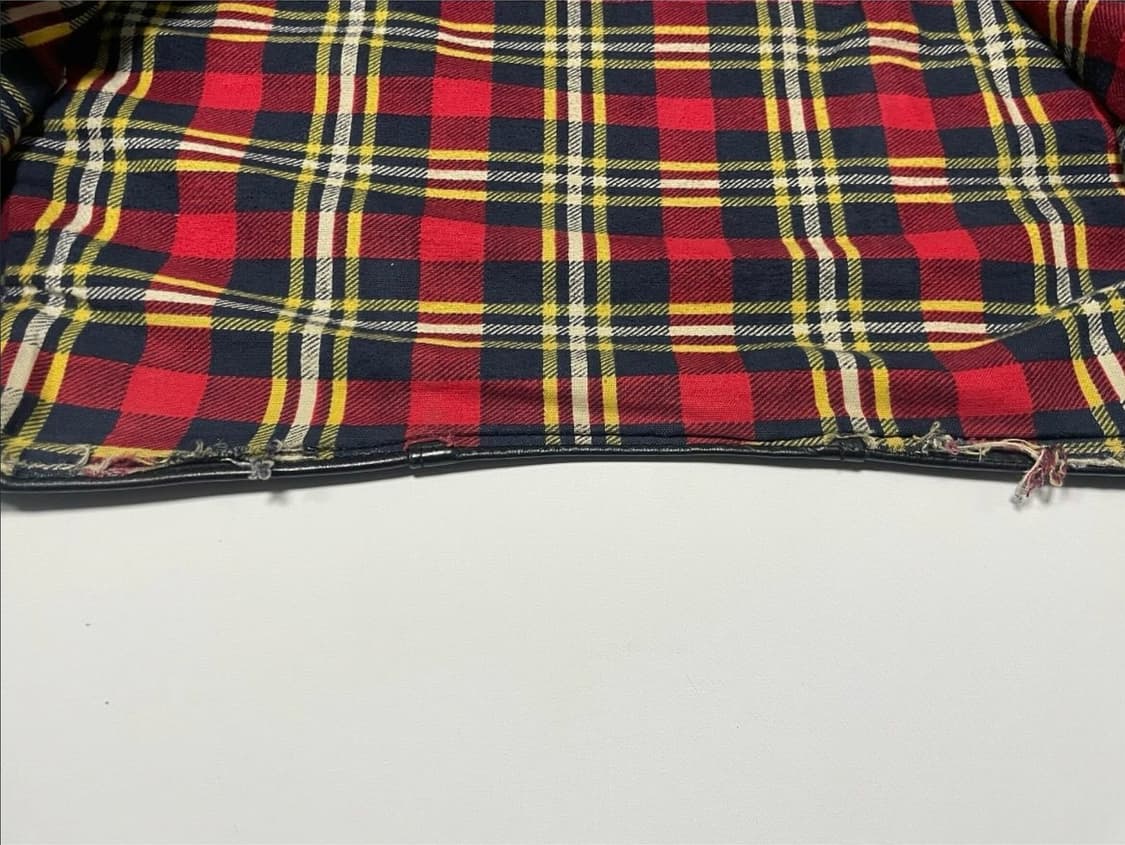 60s 빈티지 브리티쉬 d포켓 모터사이클 라이더 레더 자켓 스컬체인 상품이미지8