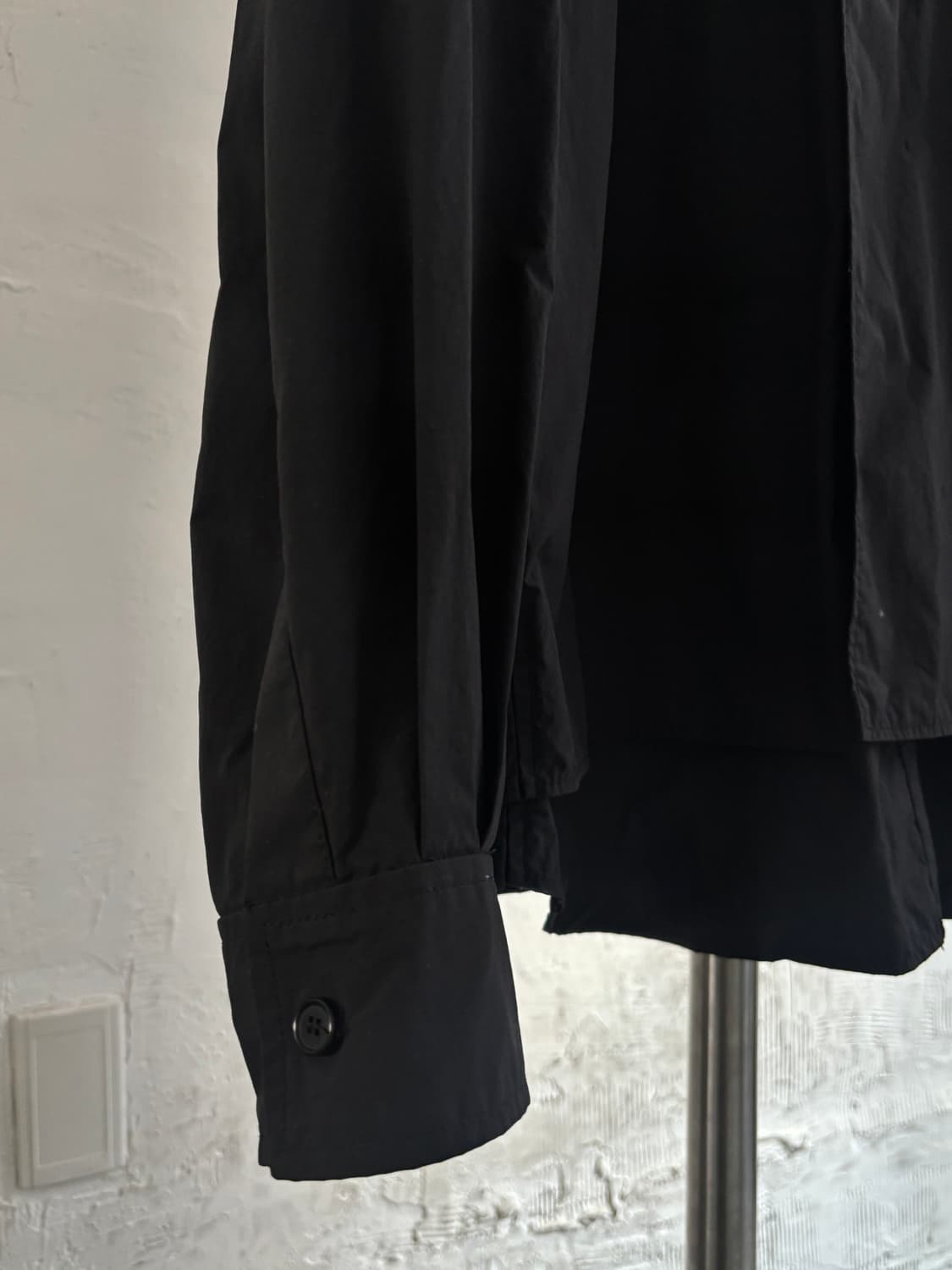 Juun.J 준지 23FW 나일론 레이어드 셔츠 자켓 상품이미지4