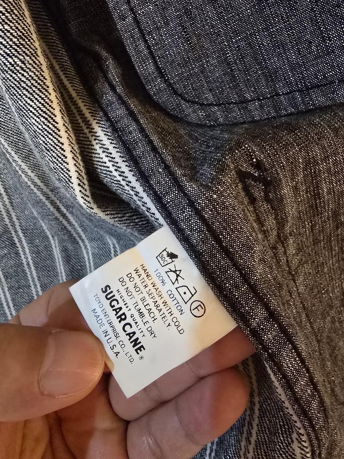 슈가케인 데님 베스트 M사이즈 상품이미지3