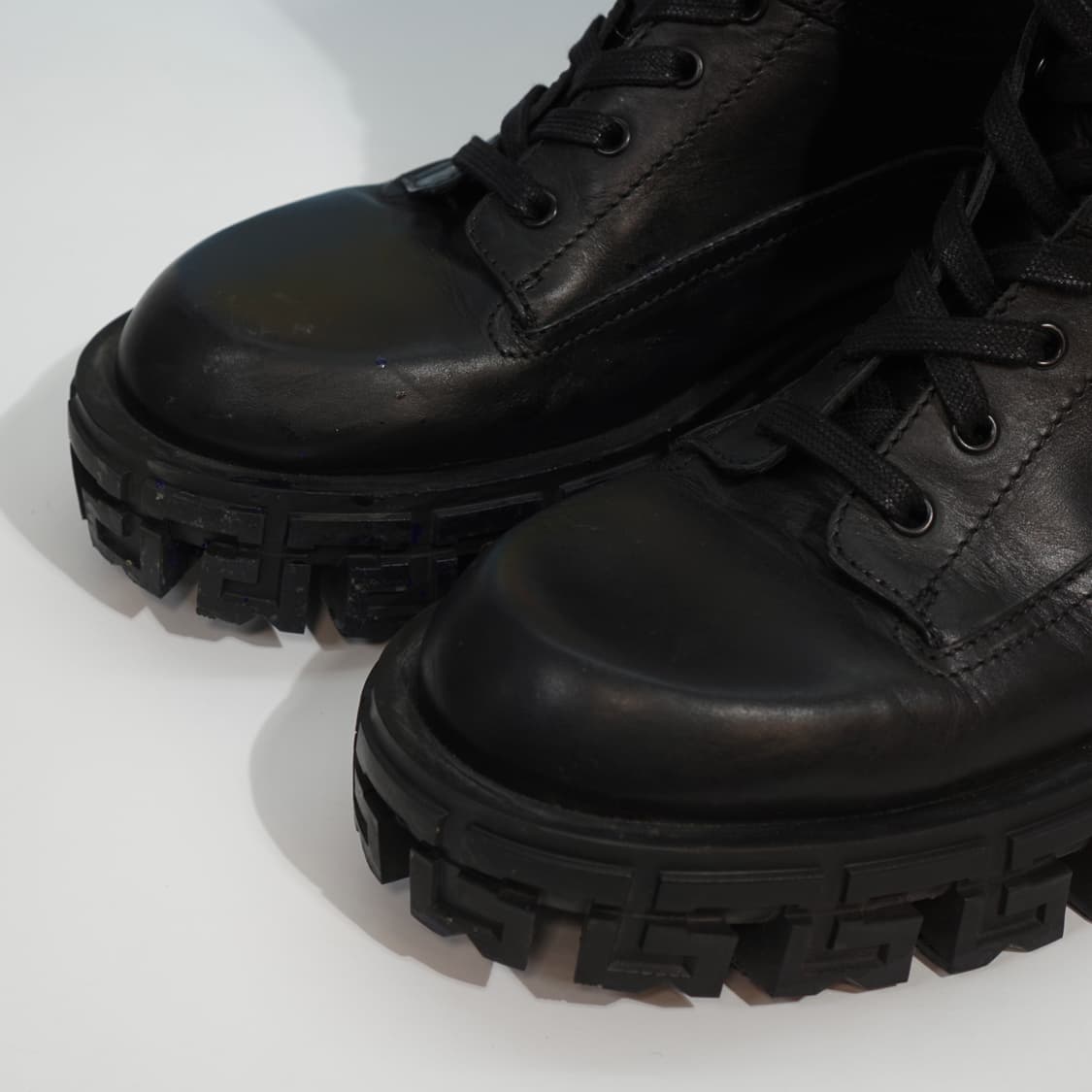 베르사체 그레카 포르티코 레더 부츠 상품이미지8