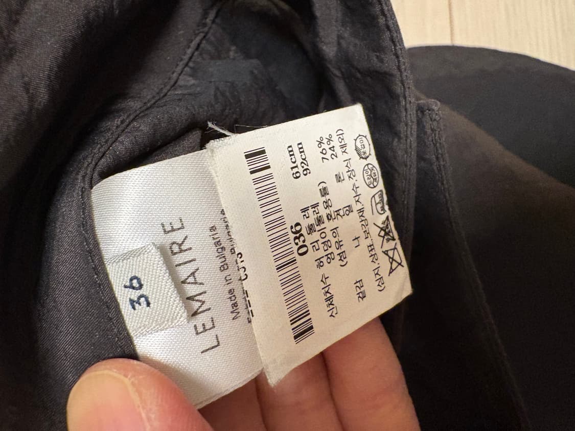 르메르 드라이실크 팬츠 에스프레소 상품이미지6