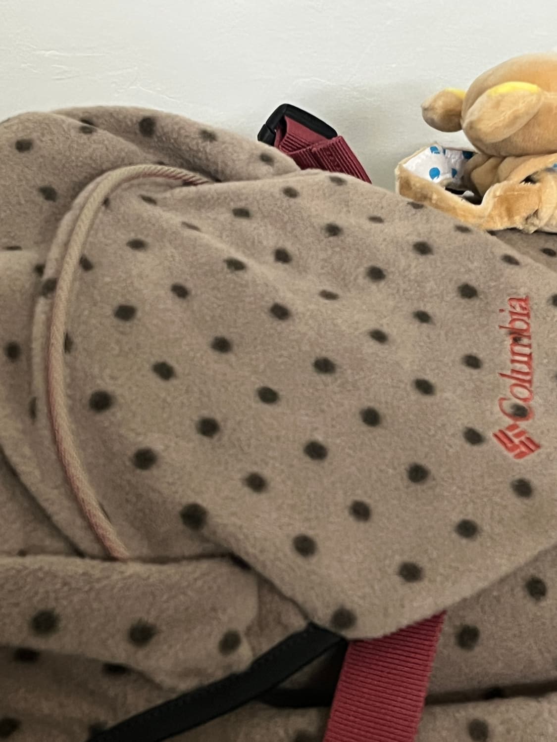 후리스 브라운 도트 리락쿠마깔 백팩 🧸 상품이미지10