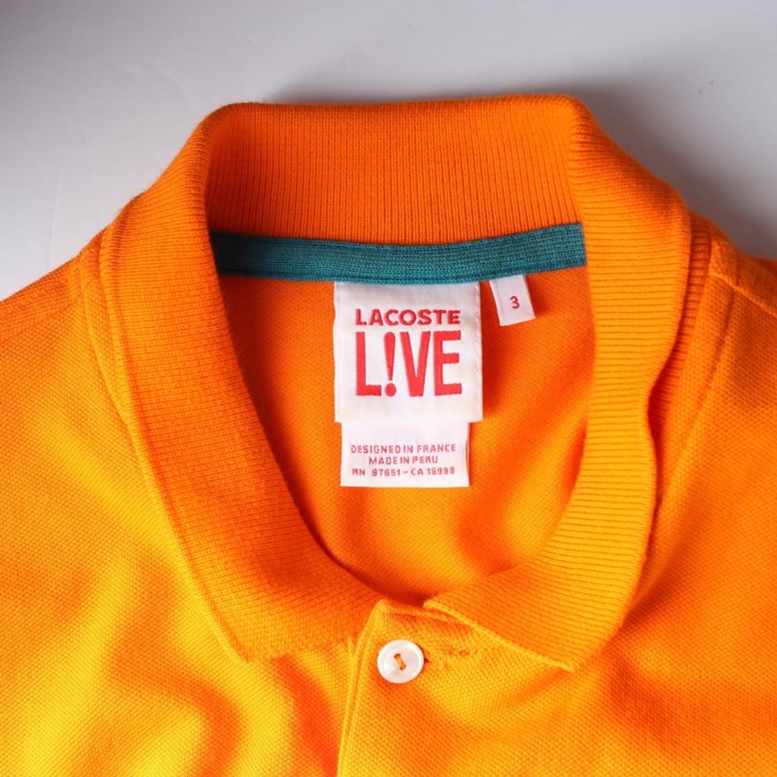 라코스테 라이브 오렌지 피케 카라티 3 상품이미지5
