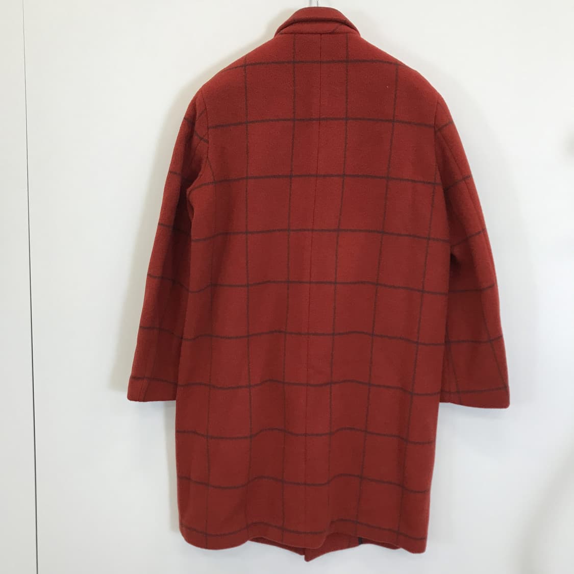 EZIO 이지오옴므 오렌지레드 체크코트 [95] 상품이미지3