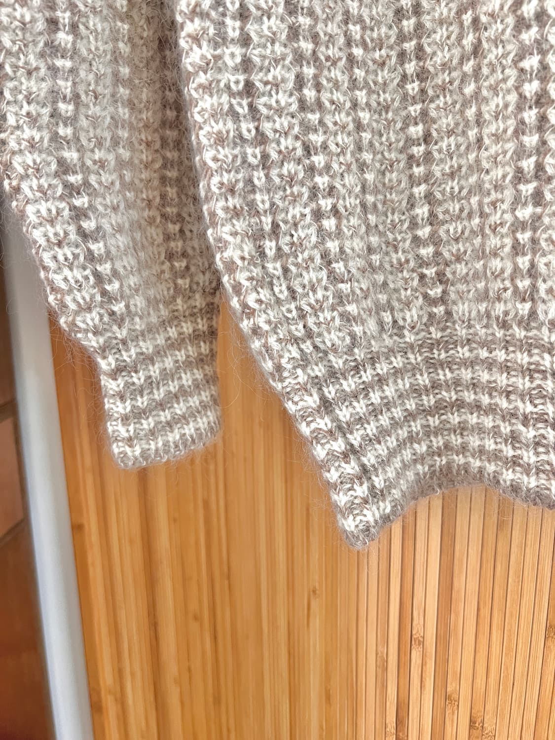 다카시마야 데드스탁 모헤어 숄카라 니트 가디건 상품이미지9