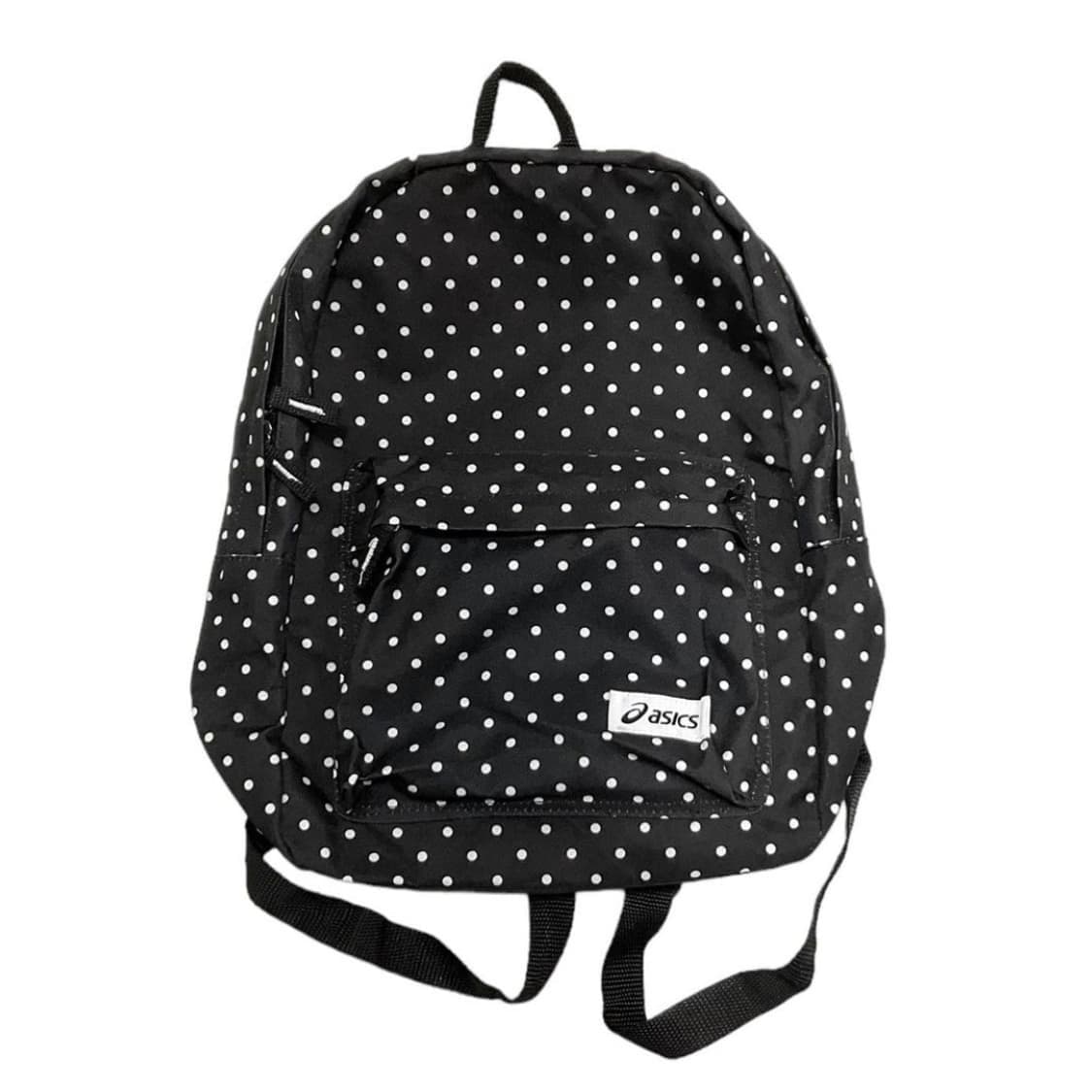 일본 빈티지 모리걸 아식스 도트 블랙 백팩 모리 가방 상품이미지1