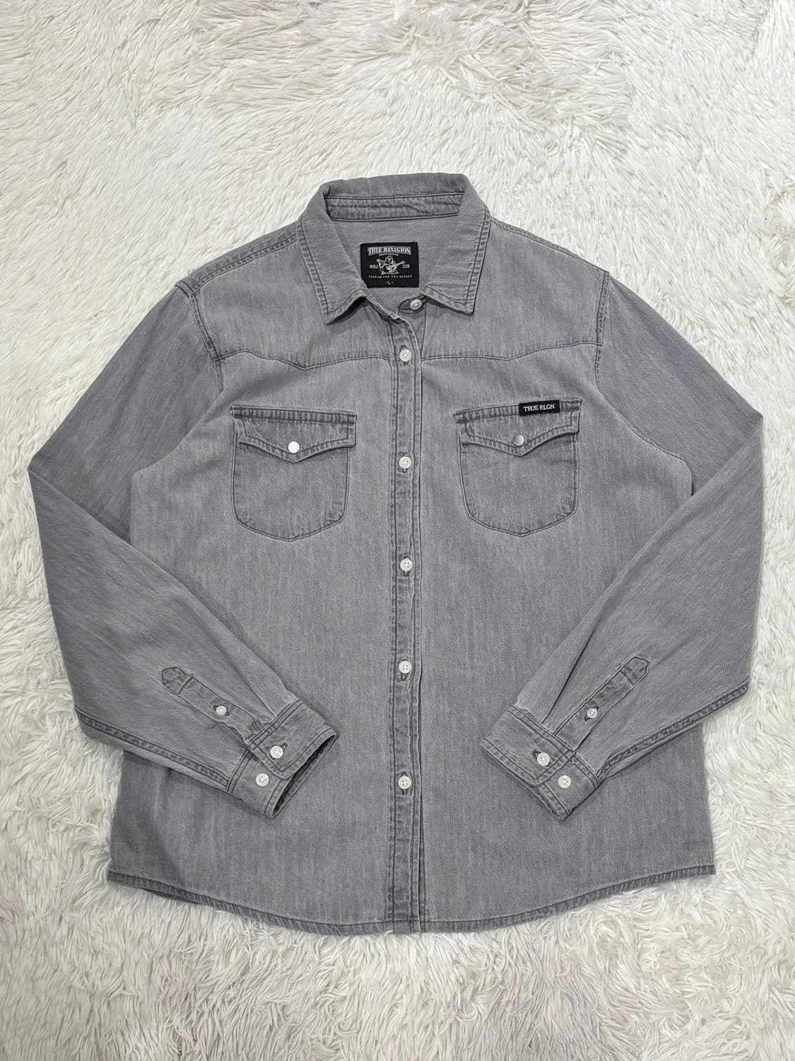 트루릴리젼 데님 셔츠 상품이미지3