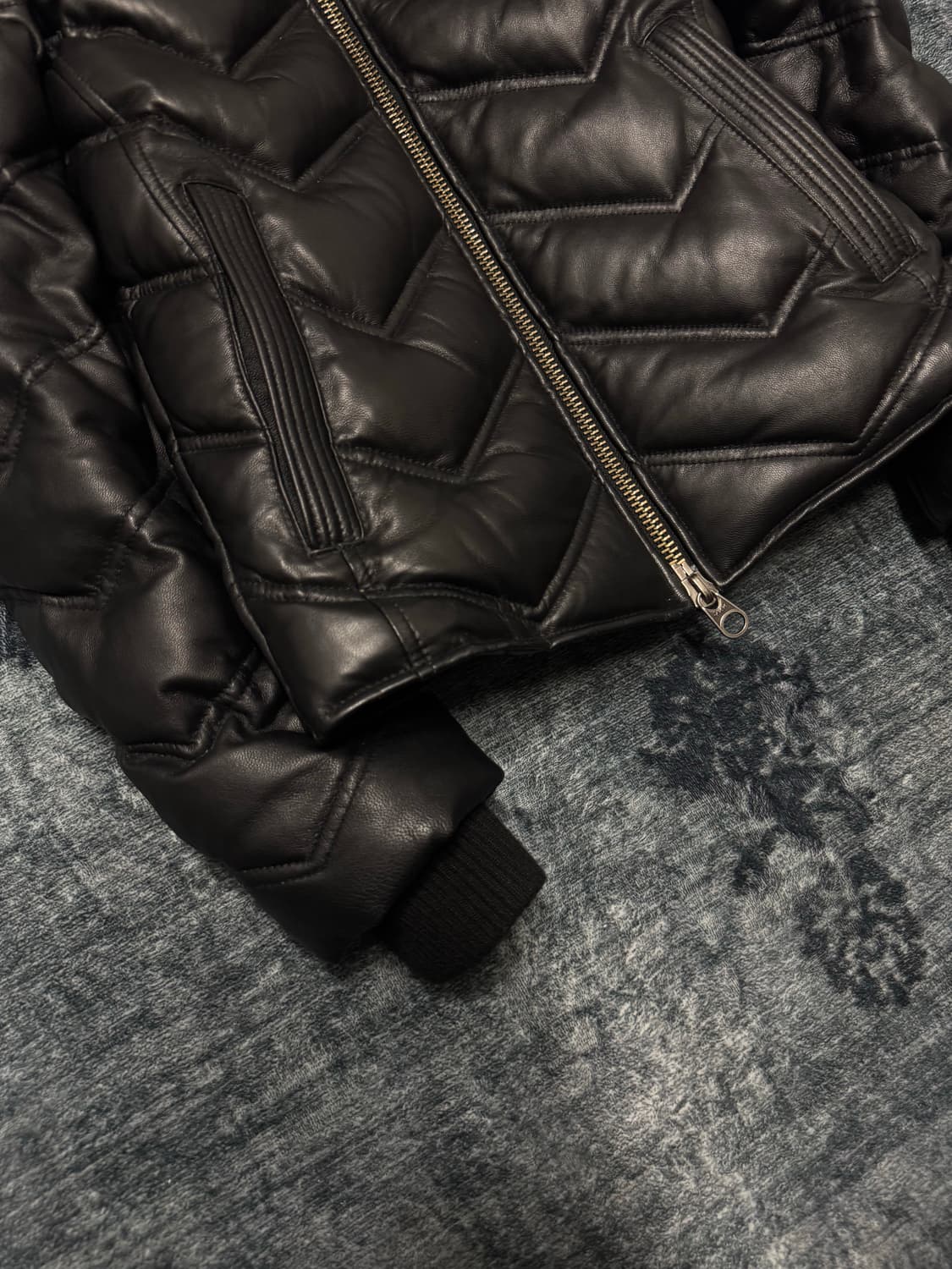 Jackrose 00s archive fur leather down ja 상품이미지5