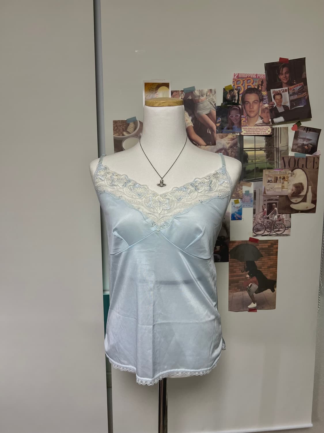 빈티지 하늘 레이스 슬리브리스 상품이미지1