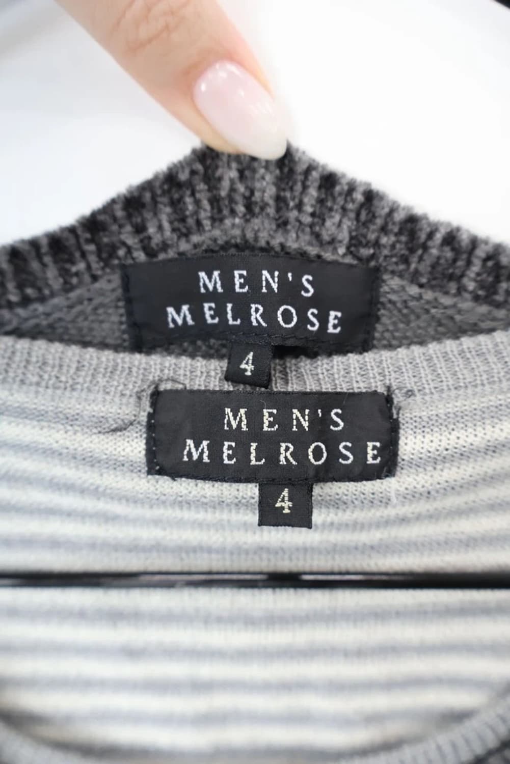 Mens Melrose Double Layer Knit 상품이미지6