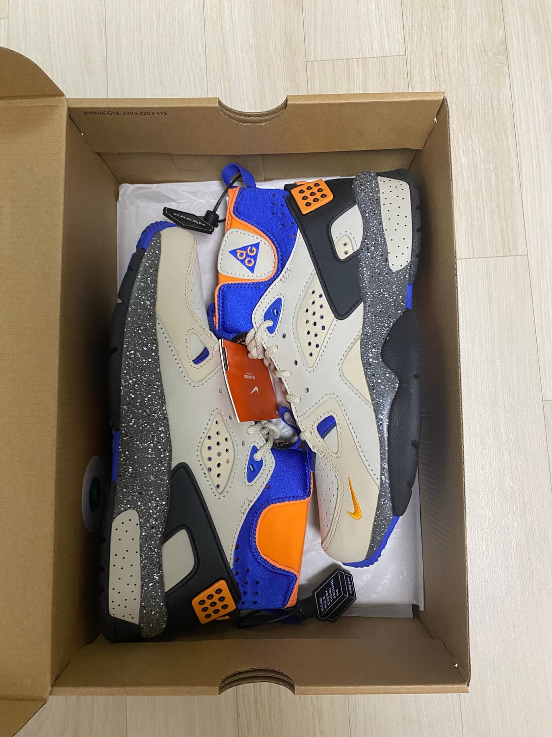 [정품255] 나이키 acg 에어 모와브 라탄 버치 등산화 나코탭 새상품 상품이미지2