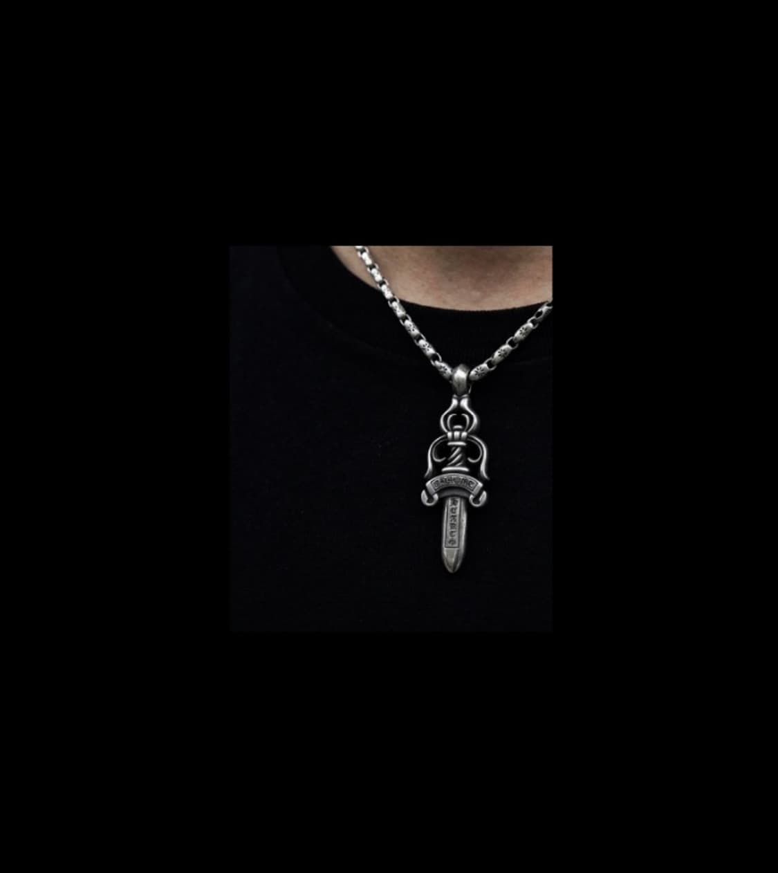 크롬하츠 대거 925 실버목걸이 상품이미지1