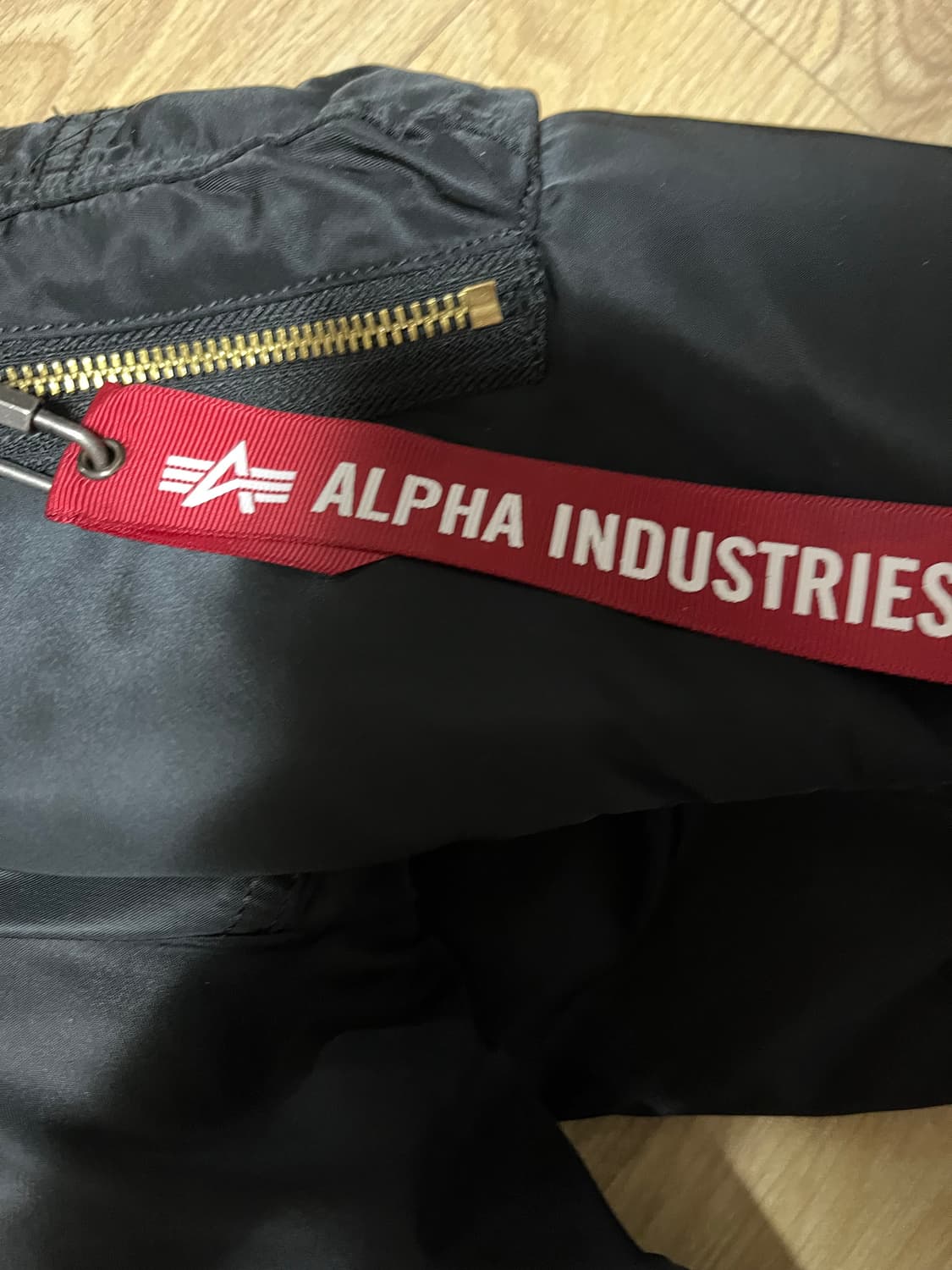 알파인더스트리 ma-1블랙 L사이즈 —쿨거시 네고— 상품이미지2