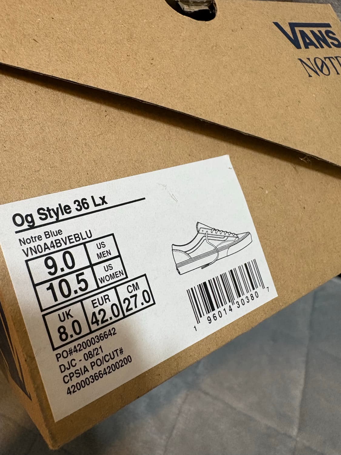 반스 볼트 x 노트레 OG 스타일 36 LX 블루 상품이미지2