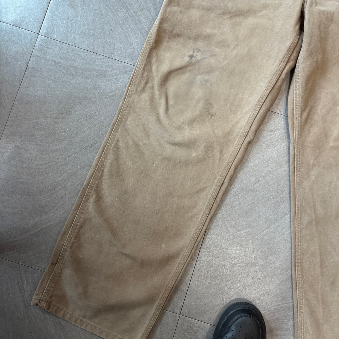 칼하트 정품 오리지널 다크 베이지 카펜터 팬츠 상품이미지7