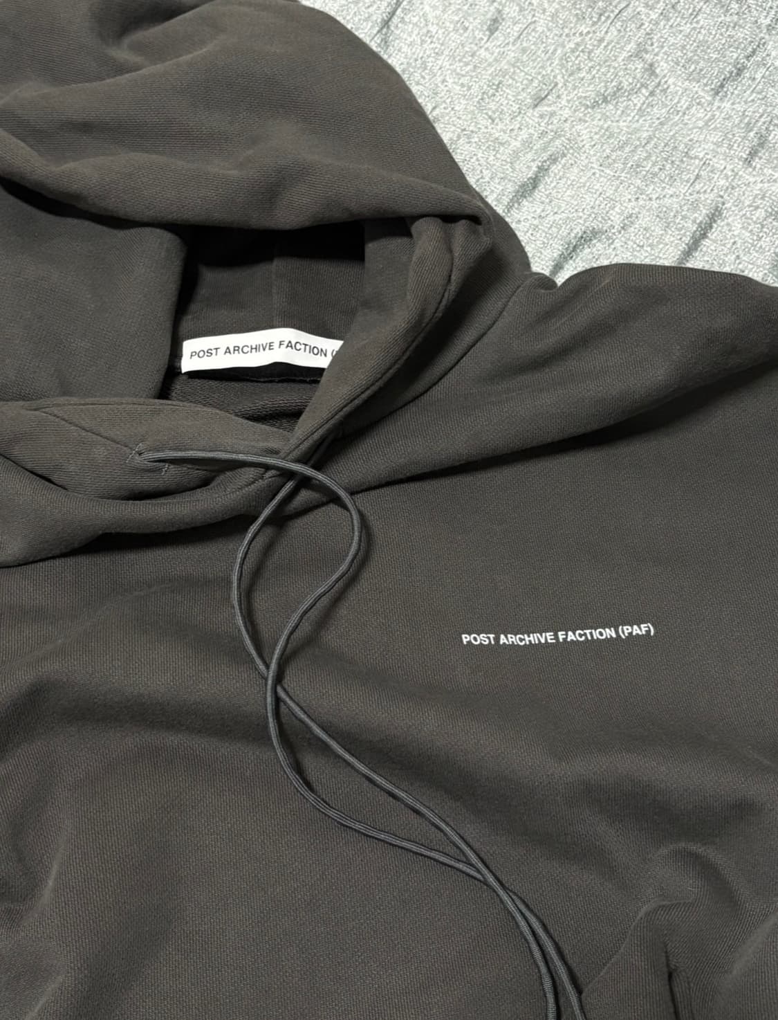 Post Archive Faction 8.0 Hoodie Charcoal 상품이미지1