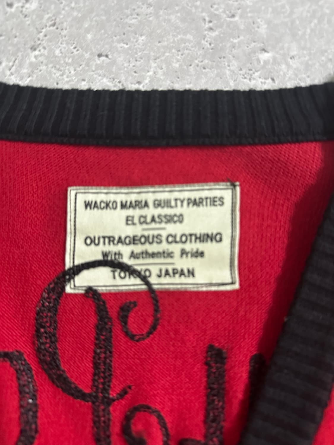 WACKO MARIA 길티 파티즈 자수 가디건 상품이미지6