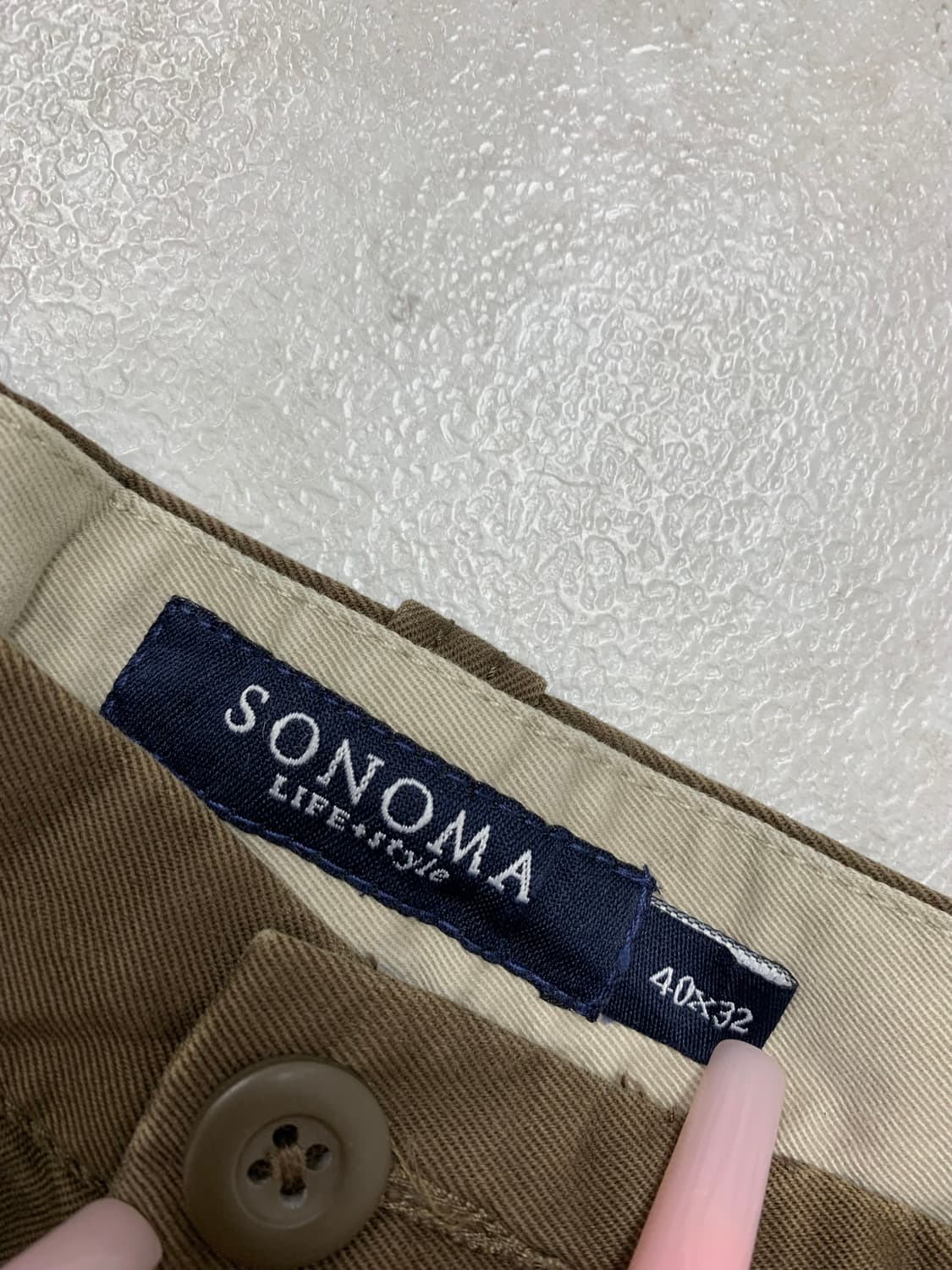 Sonoma 브라운 카고 팬츠 #607 상품이미지4