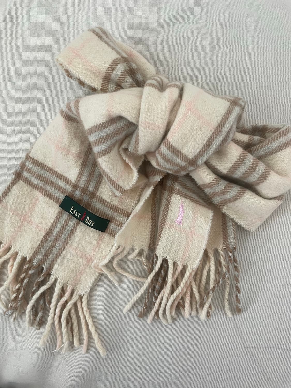 이스트보이 east boy 체크 머플러 상품이미지1