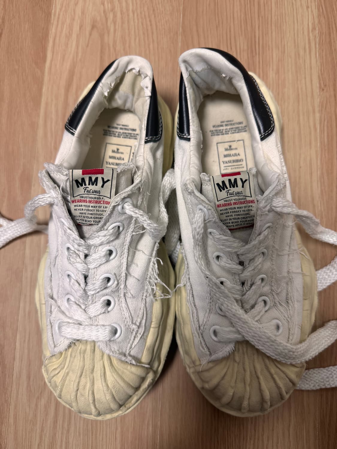 미하라 야스히로 블레이키 OG 화이트 스니커즈  상품이미지4