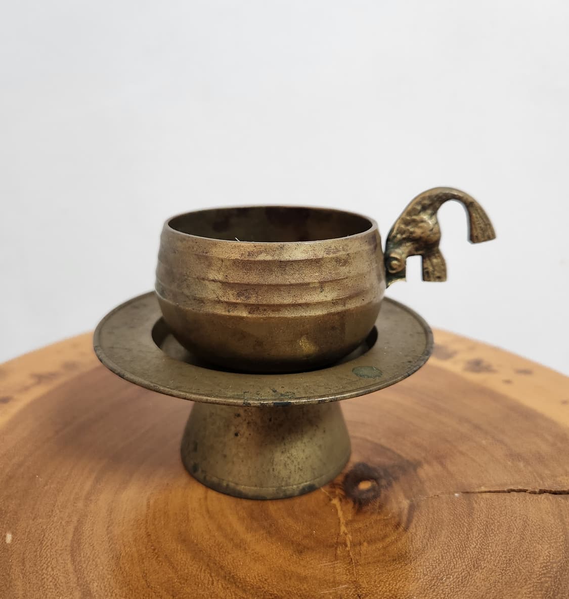 골동품 빈티지 앤틱 황동 찻잔 세트 상품이미지2