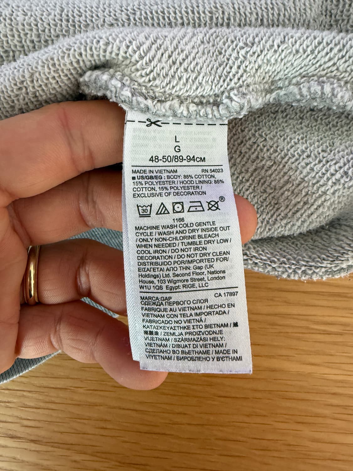 갭(GAP) 후드 상품이미지5